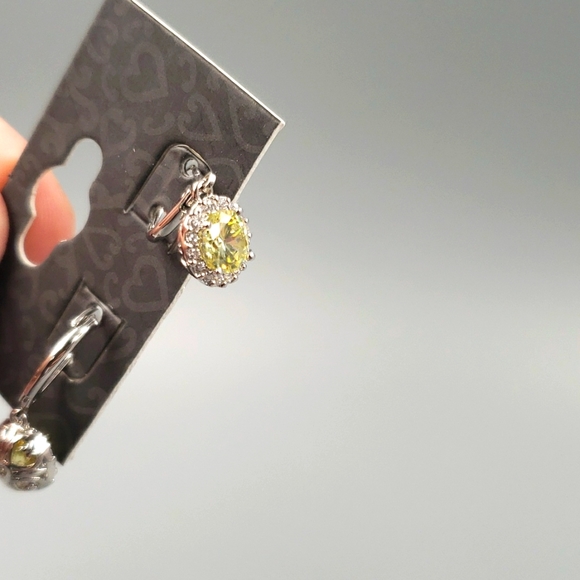 Birthstone Earrings : November NWOT - Picture 3 of 5